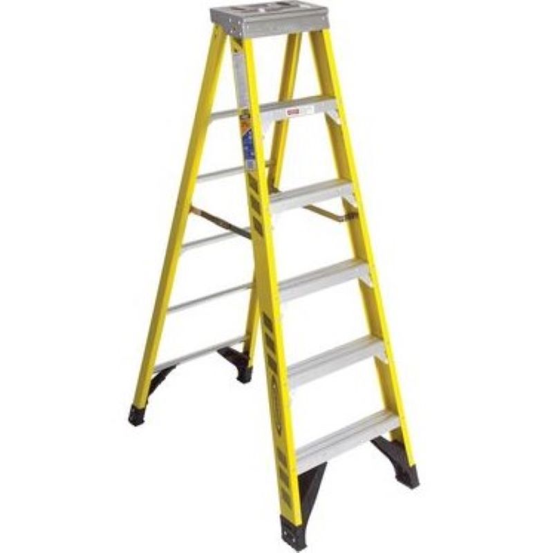 Fiberglass Step Ladder Type IAA 6 ft