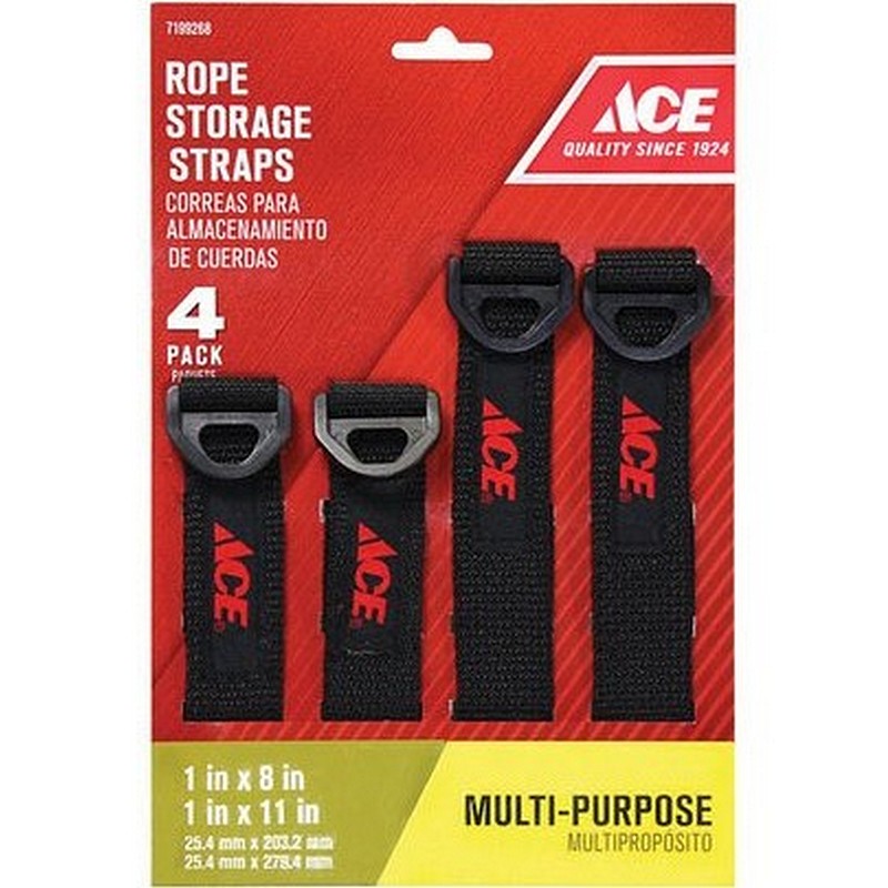 Ace Plastic Storage Straps 4 Ct