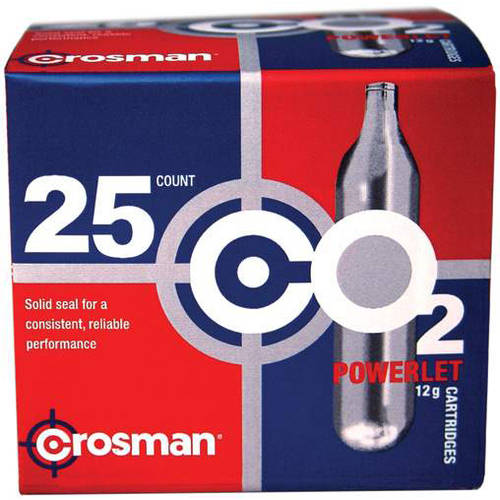 Crosman CO2 Cartridge 12g 25Ct