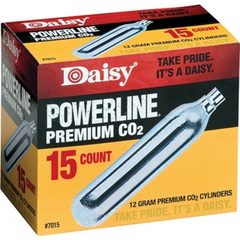 Daisy CO2 Cylinder 12g 15Ct