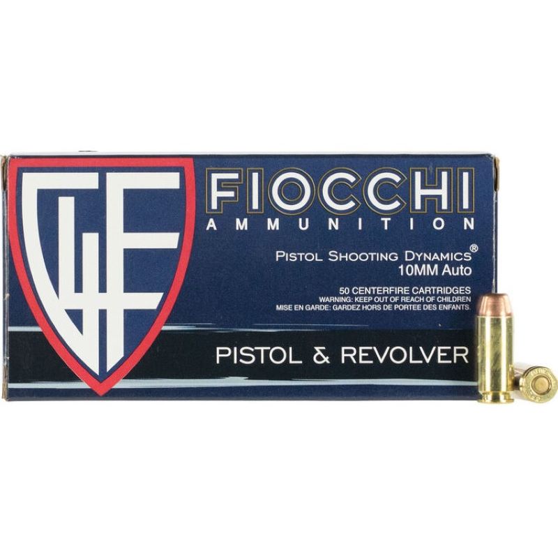 Fiocchi 10mm 180Gr FMJ-TC 50Ct