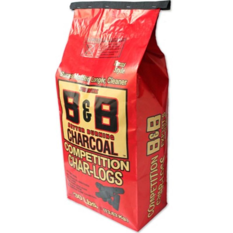 B&B All-Natural Charcoal Char-Logs 30 lb
