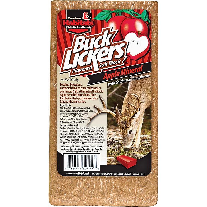 Buck Lickers Apple Mineral Block 4 lb