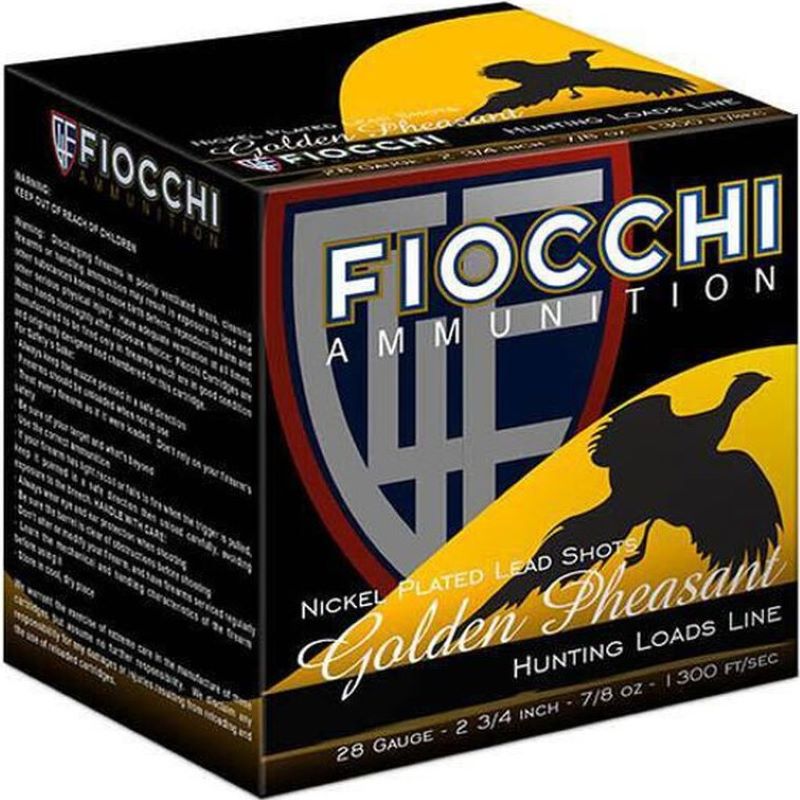 Fiocchi Golden Pheasant 20 Gauge 2-3/4" 25Ct