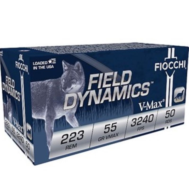 Fiocchi Field Dynamics .223 V-Max 50Ct