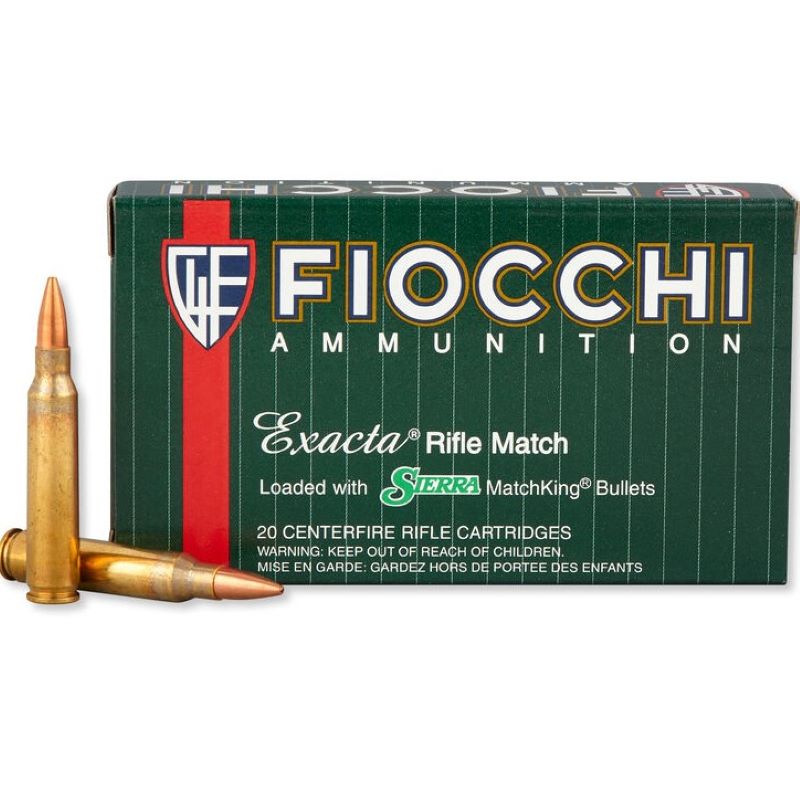 Fiocchi Exacta Sierra Match King .223 77 Grain 20Ct