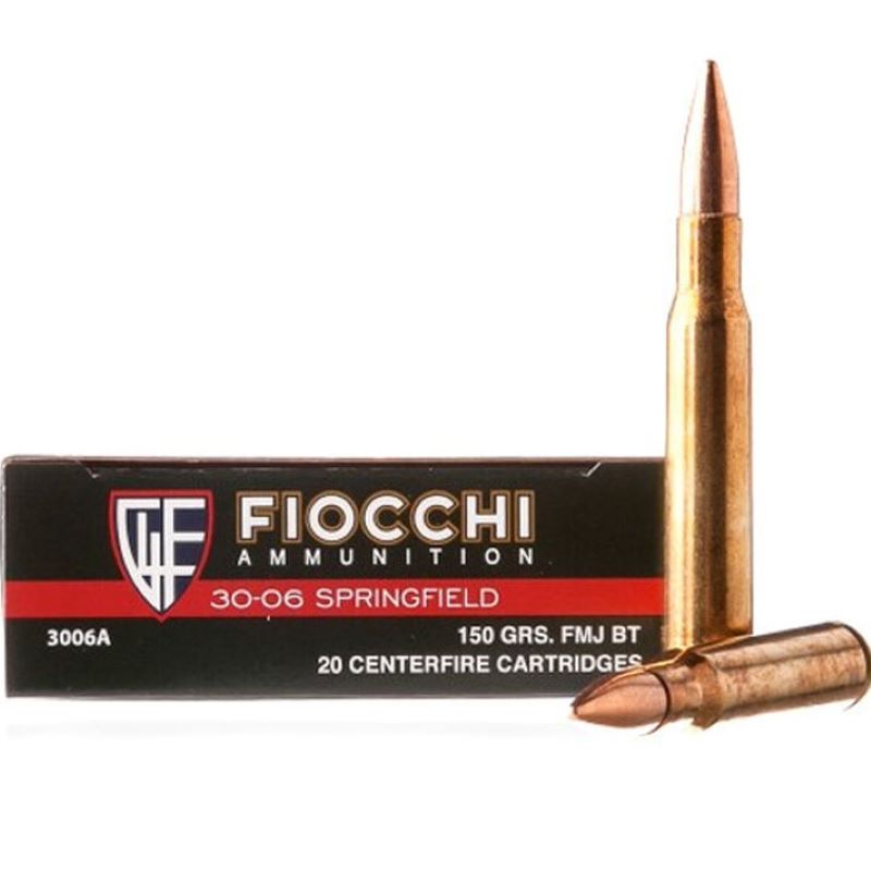 Fiocchi .30-06 Springfield FMJ 150 Grain 20Ct