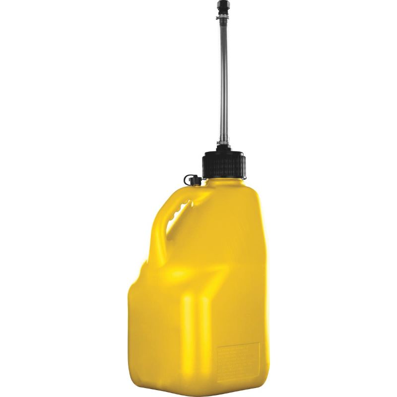 Yellow Plastic Fuel Can 5 gal