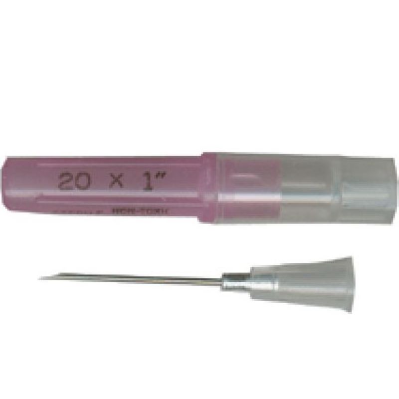 Poly Hub Disposable Needle 22ga 3/4" 