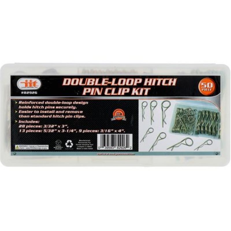 Double-Loop Hitch Pin Clip Kit 50Ct
