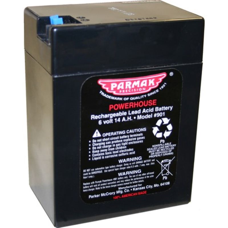 Parmak Solar-Powered Powerhouse Battery 6V