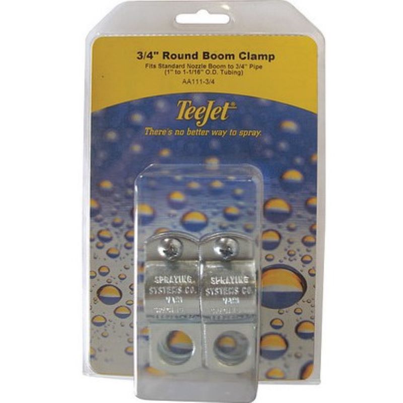 Teejet Round Boom Clamp 3/4" 2Ct