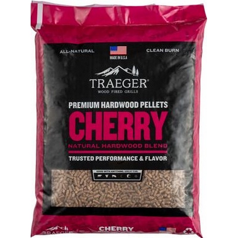 Traeger Premium All Natural Cherry BBQ Wood Pellet 20 lb