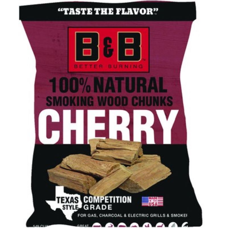 B&B Cherry Natural Wood Smoking Chunks 549 cu in