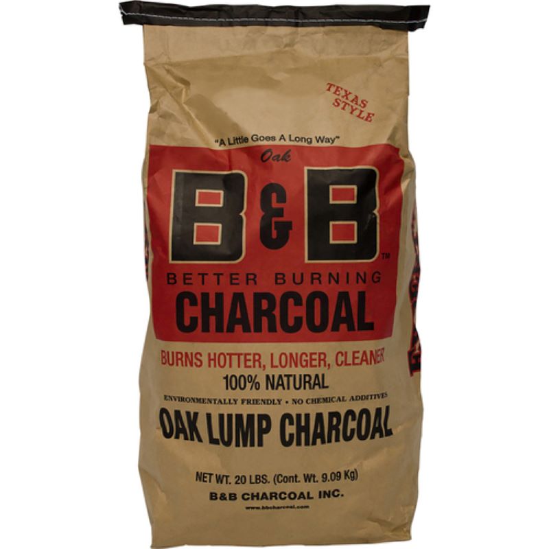 B&B Oak Lump Charcoal 20 lb