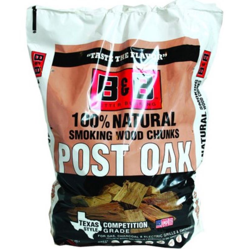 B&B Natural Post Oak Wood Smoking Chunks 549 cu in