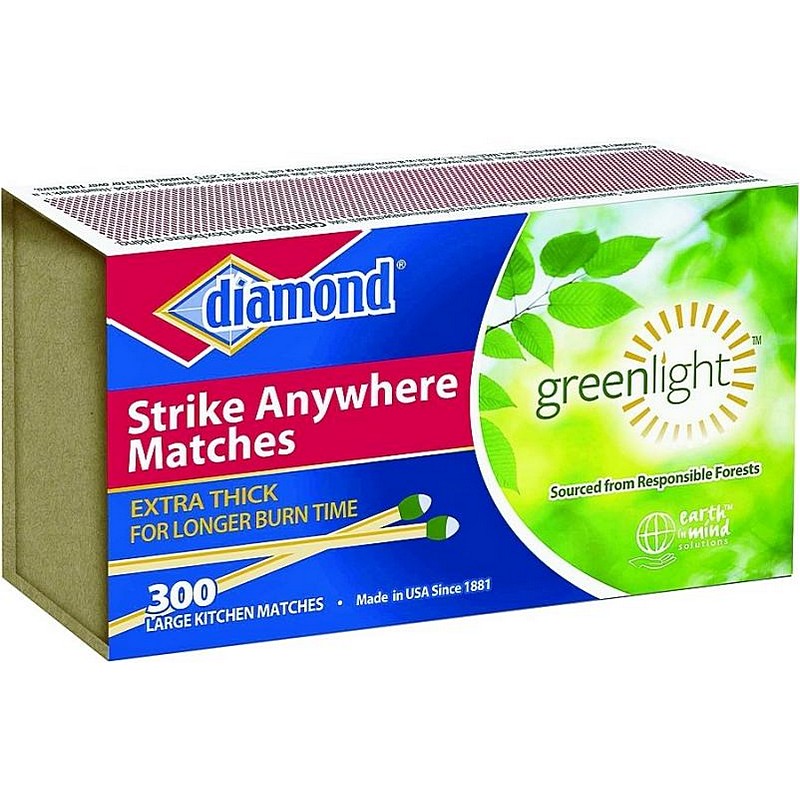 Diamond Greenlight 2 in Strike Anywhere Matches 300 ct