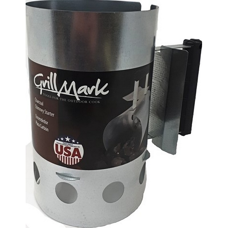 Grill Mark Charcoal Chimney Starter Lighter
