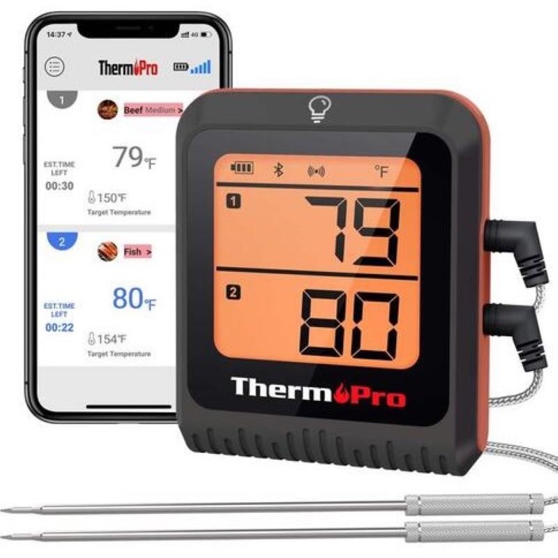 ThermoPro LCD Bluetooth Enabled Grill Meat Thermometer