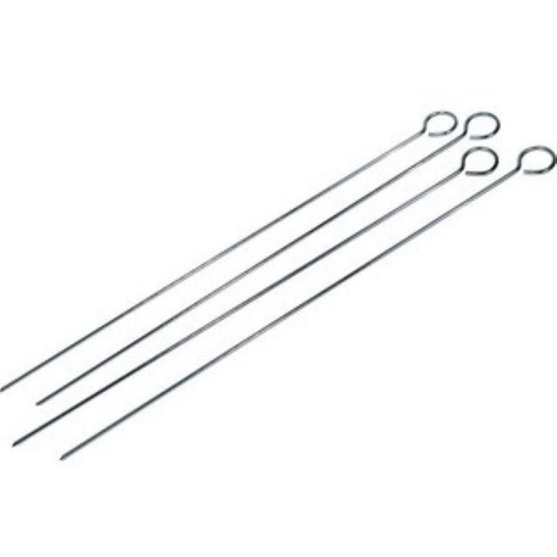 Grill Mark Silver Stainless Steel BBQ Skewers 18 in 4 pk