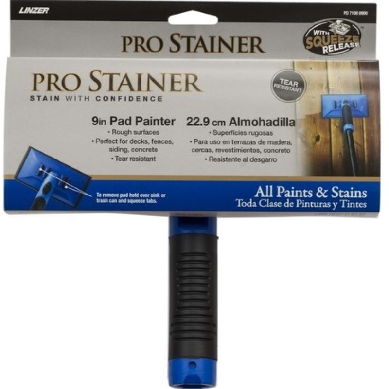 Linzer Pro Pad Stainer 9"