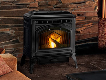 Quadra-Fire Trekker Pellet Stove Black