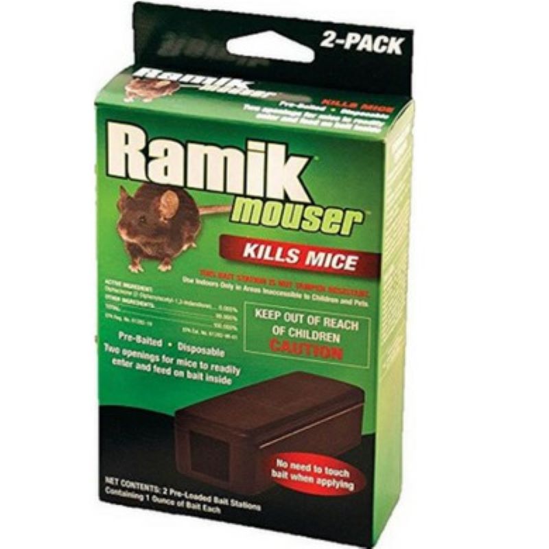 Ramik Mouser Bait Station Mice Killer 2 pk