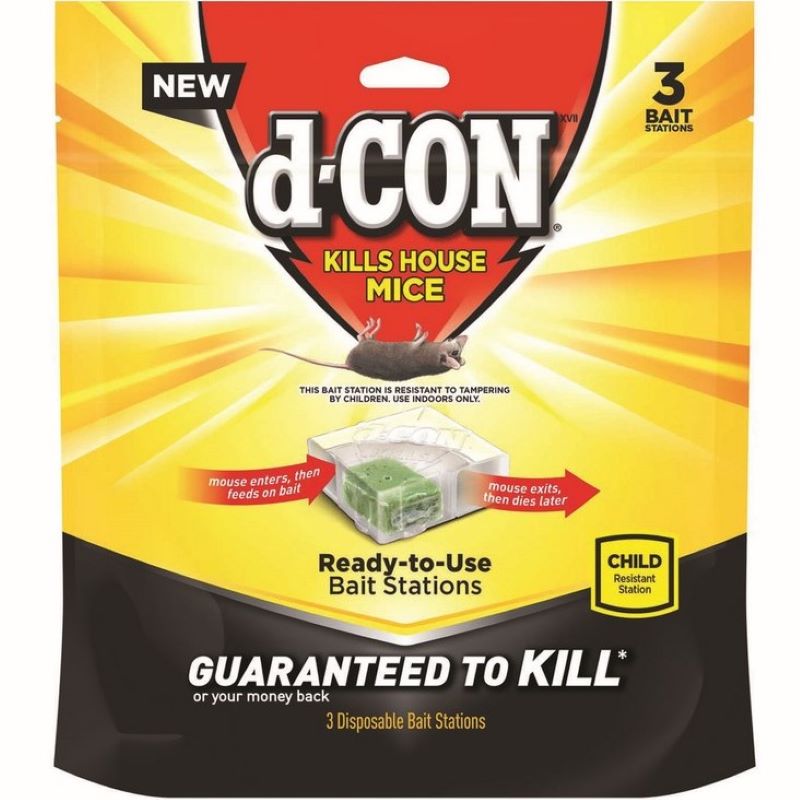 D-Con Bait Station Blocks for Mice 3 pk