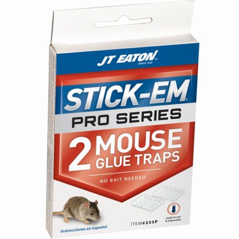 JT Eaton Stick-Em Mouse Glue Traps 2 pk