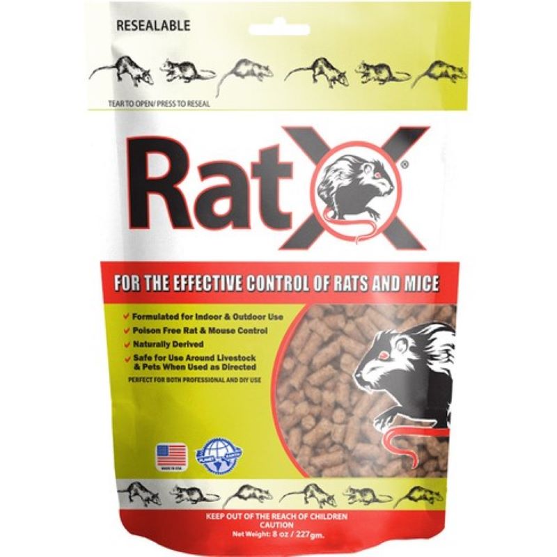 RatX Non-Toxic Rodent Bait Pellets 8 oz