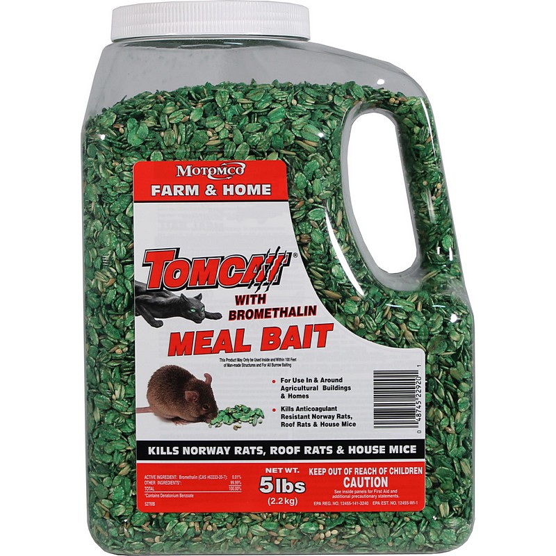 Tomcat Toxic Rodent Meal Bait 5 lb