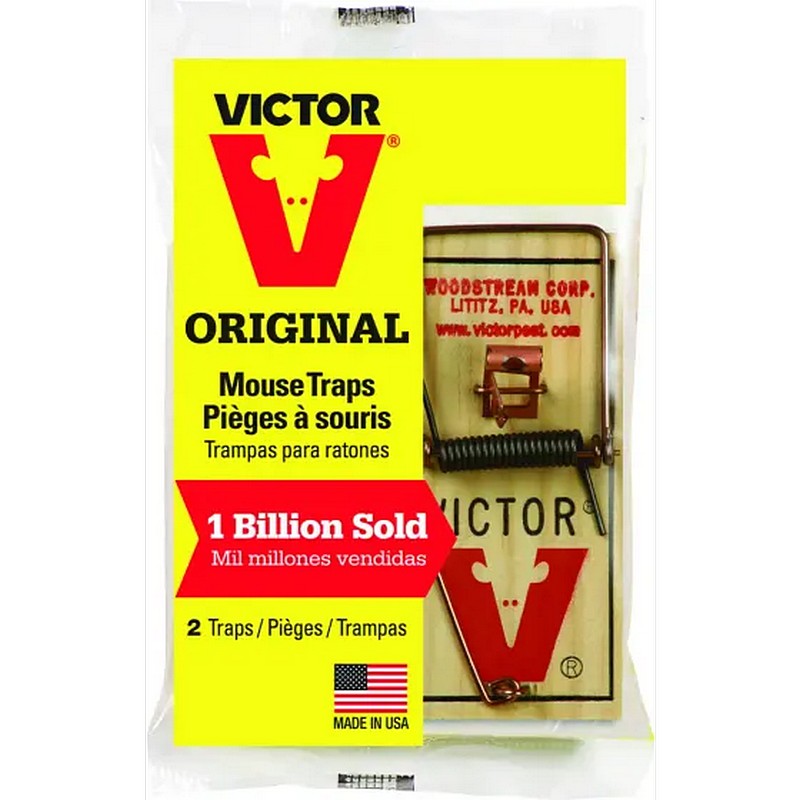 Victor Small Snap Trap For Mice 2 pk