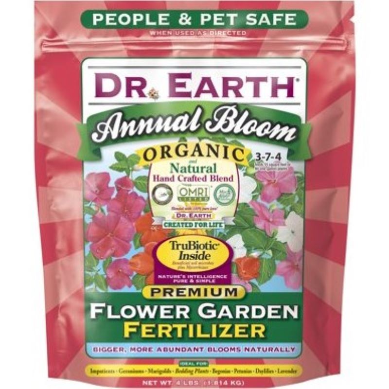 Dr Earth Annual Bloom Organic Flower Garden Fertilizer 4 lb