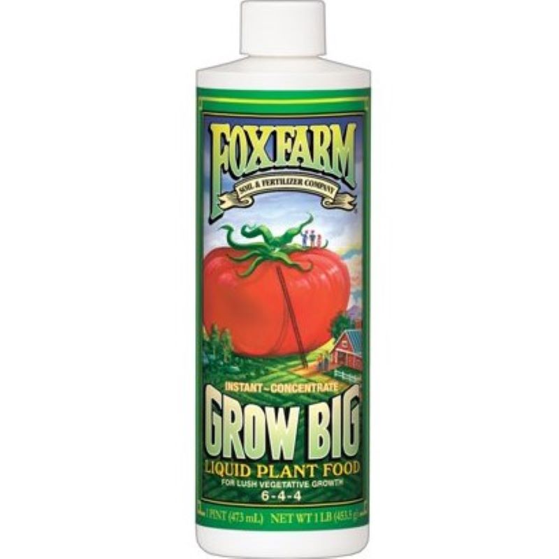 FoxFarm Grow Big Plant Food 6-4-4 16 oz