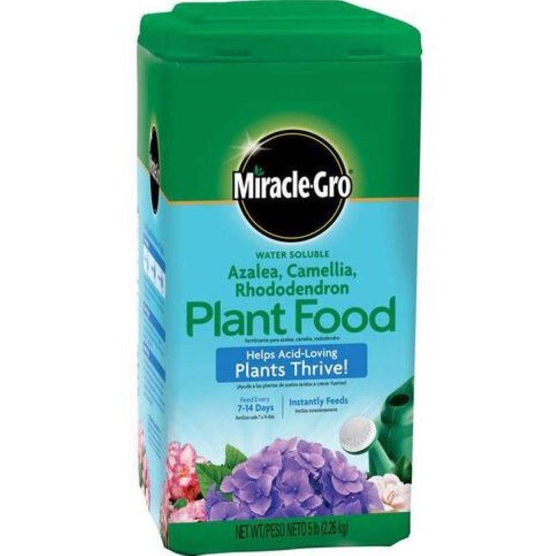 Miracle-Gro Powder Acid-Loving Plants of Azalea, Camellia, Rhododendron Plant Food 5 lb