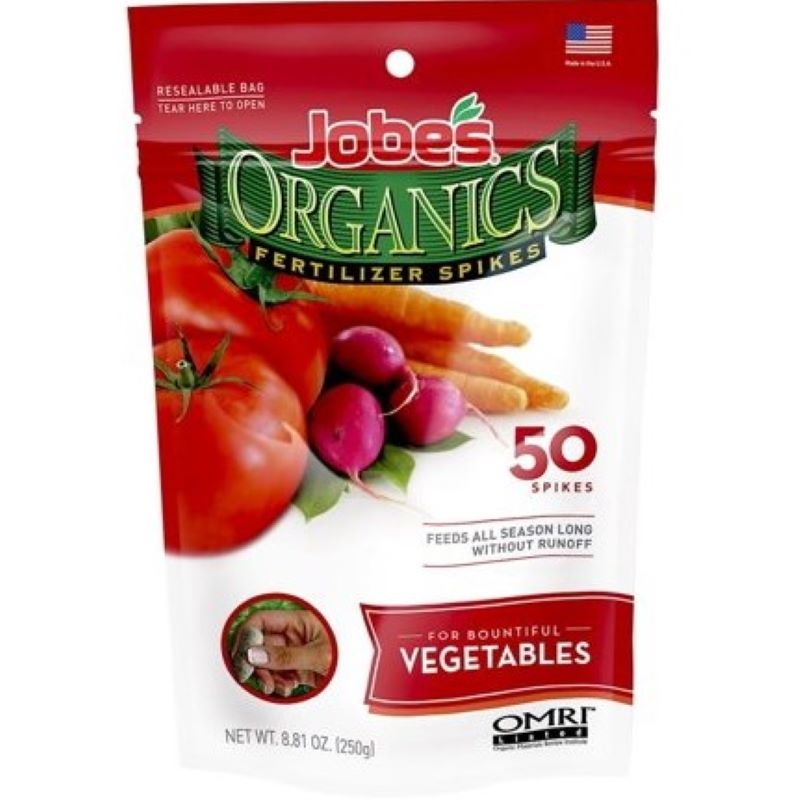 Jobe's Organics Fertilizer Spikes for Vegetables 8.81 oz