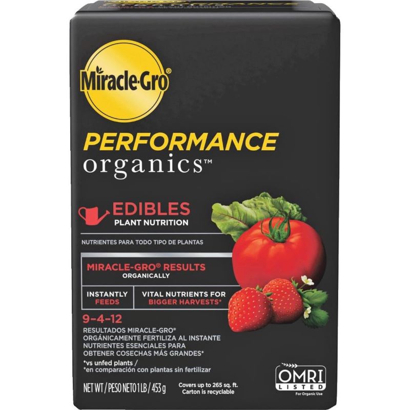 Miracle-Gro Performance Organics Granules Edibles Plant Food 1 lb