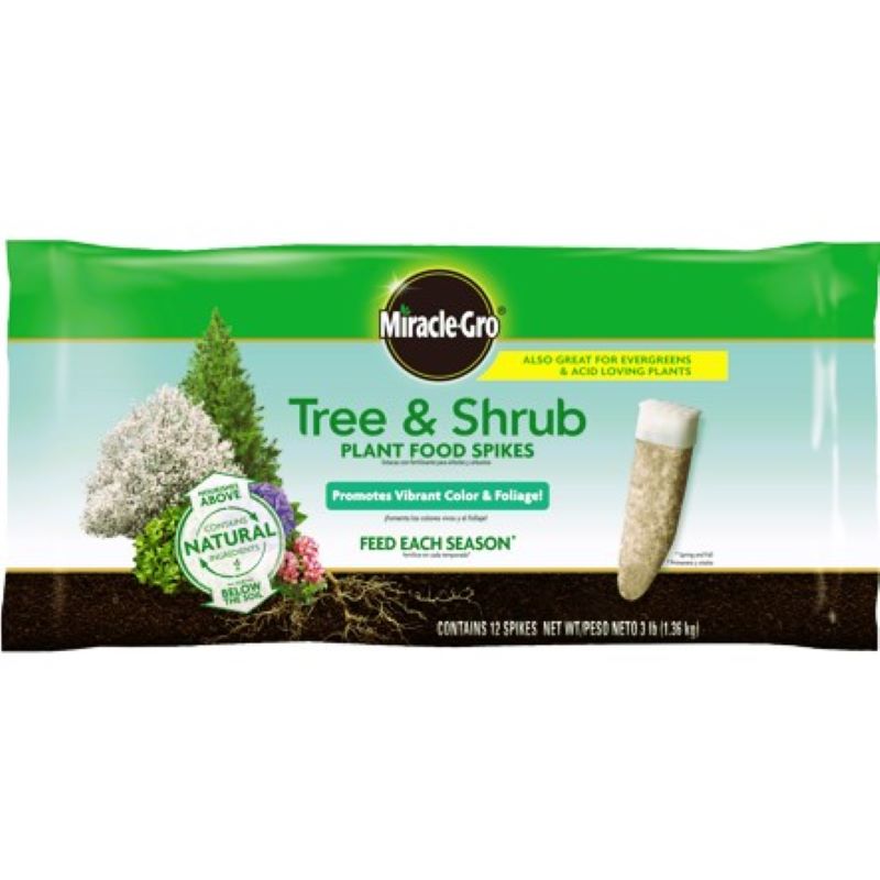 Miracle-Gro Tree & Shrub Plant Food Spikes 12 pk