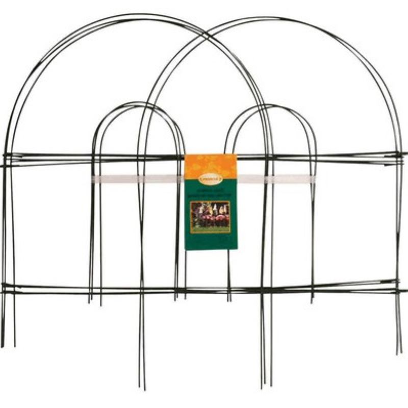 Panacea Metal Folding Garden Fence Green 10'x18"