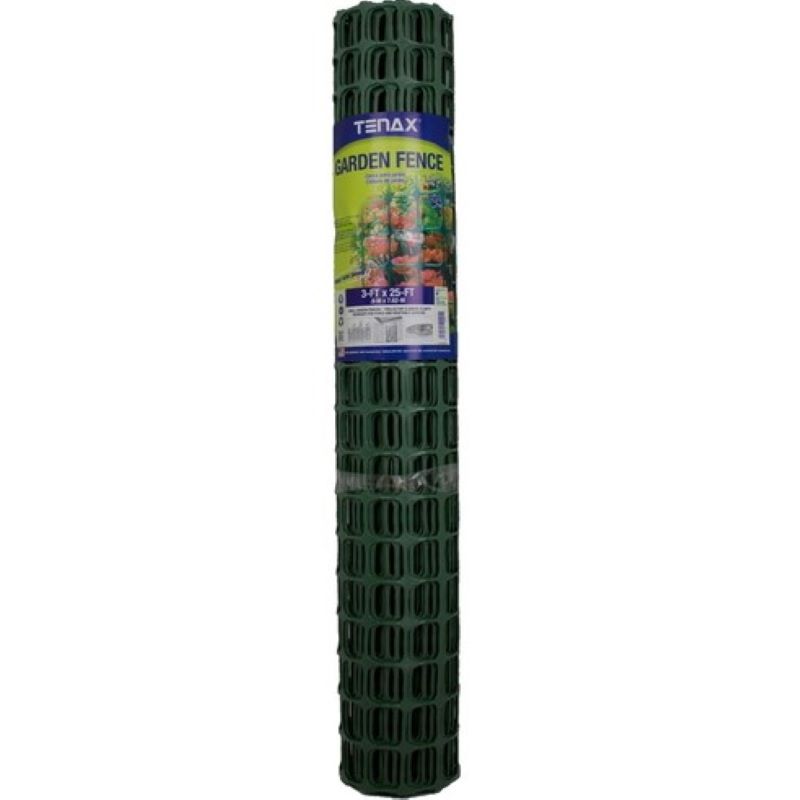 Tenax Garden Fence Green Polypropylene 3'x25'