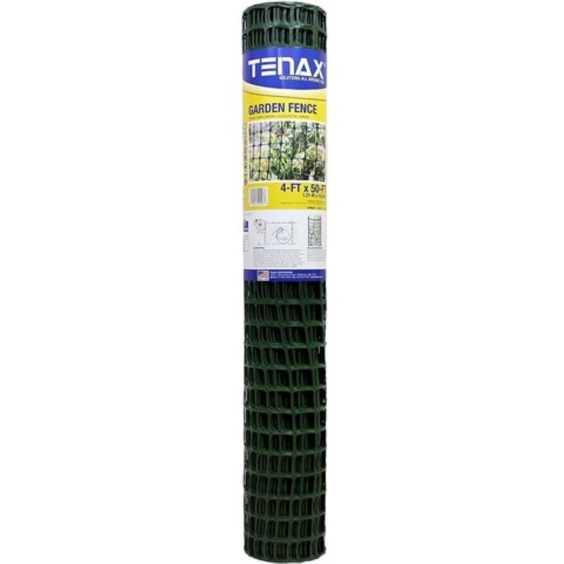 Tenax Garden Fence Green Polypropylene 4'x50'