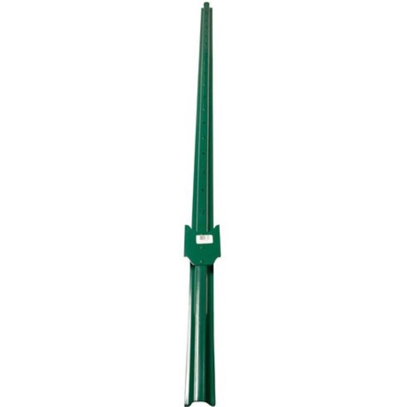 American Posts 13 Gauge Powder Coated Green Steel U-Post 6'