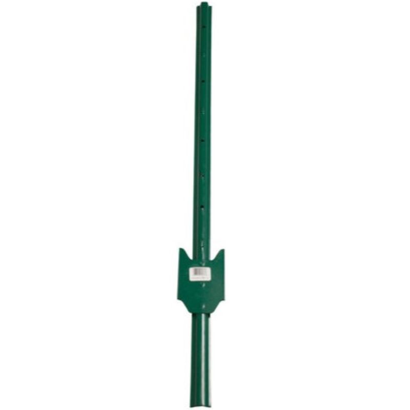 American Posts 14 Gauge Powder Coated Green Steel U-Post 3'