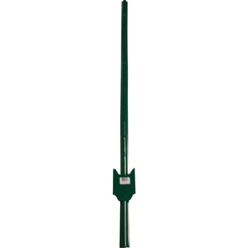 American Posts 14 Gauge Powder Coated Green Steel U-Post 4'