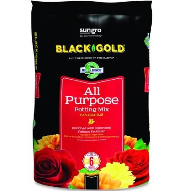 Sun Gro Black Gold All Purpose Potting Mix 8 qt