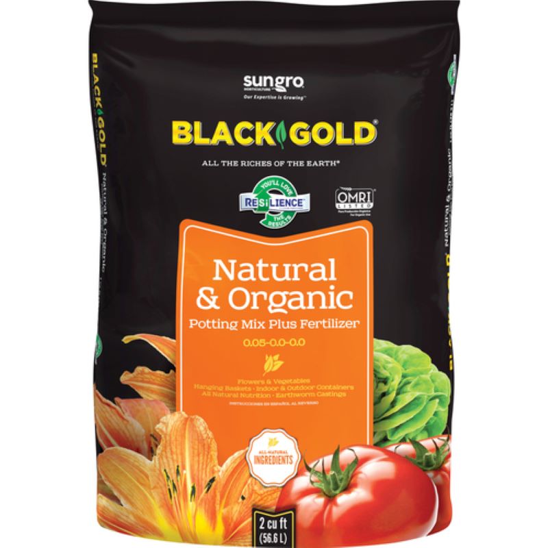 Sun Gro Black Gold Natural & Organic Potting Mix 2 cu ft