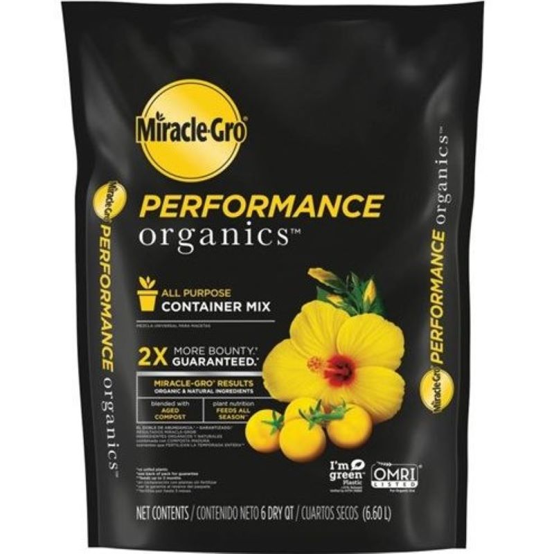 Miracle-Gro Performance Organics All Purpose Potting Mix 6 qt