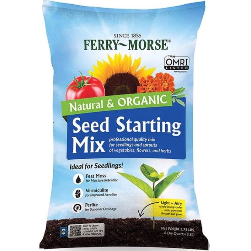 Ferry-Morse Organic Flower Vegetable Seed Starting Mix 8 qt