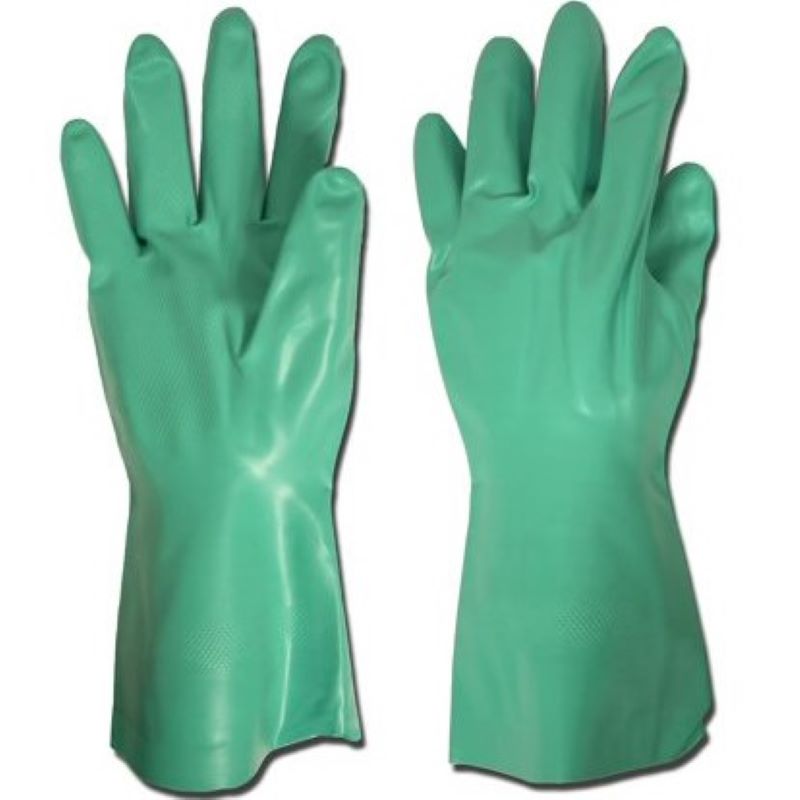 Green Nitrile Standard Cleaning Gloves SIZE XL