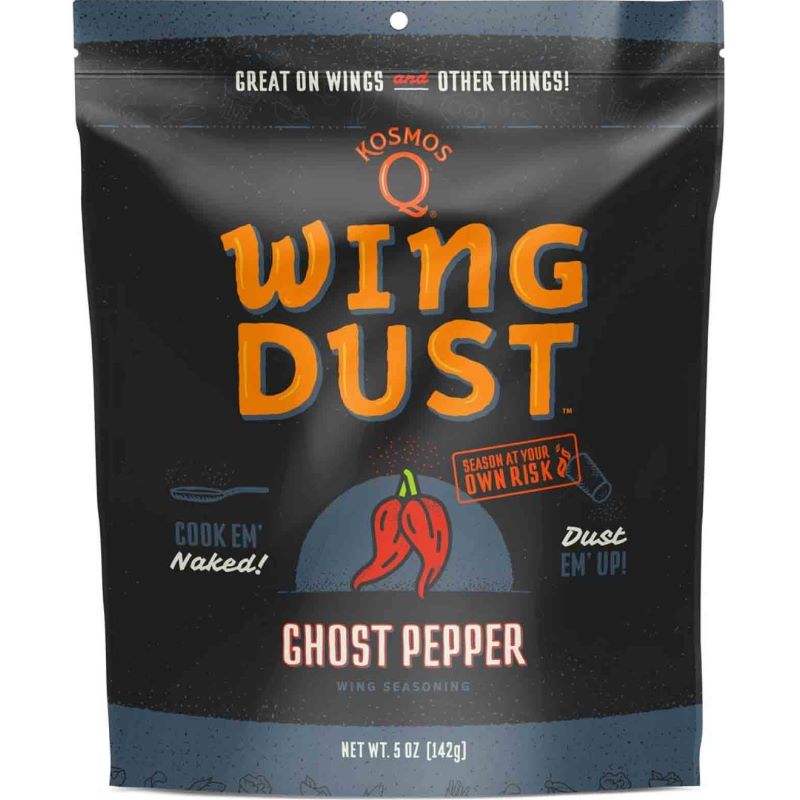 Kosmos Q Wing Dust Ghost Pepper Seasoning 5 oz